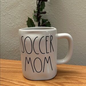 Rae Dunn White "Soccer Mom" Ceramic Mug